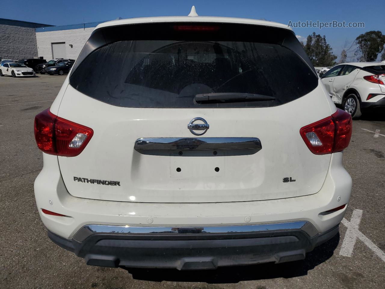 2020 Nissan Pathfinder Sl White vin: 5N1DR2CN3LC590977