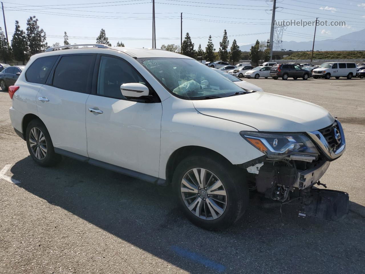 2020 Nissan Pathfinder Sl White vin: 5N1DR2CN3LC590977