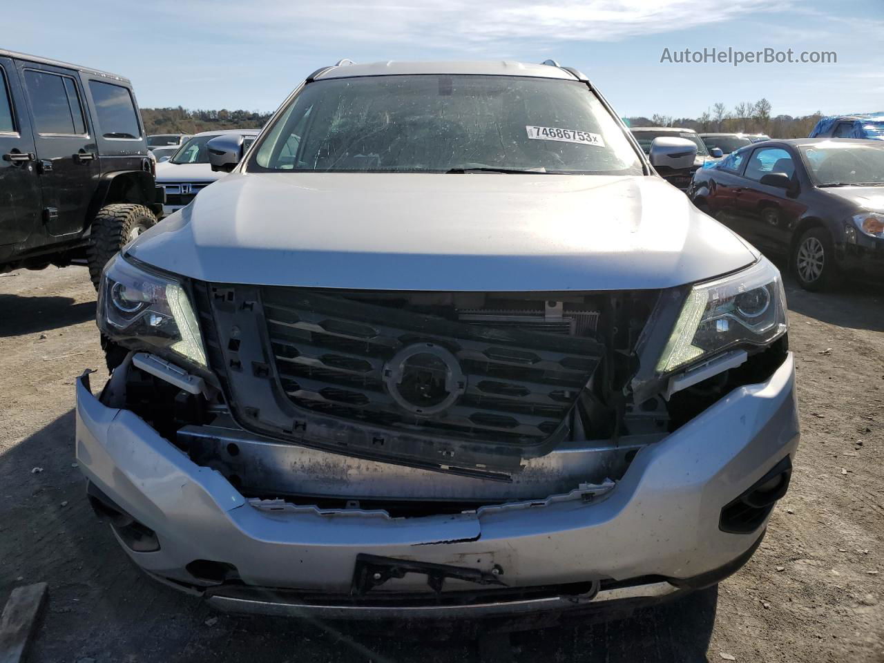 2020 Nissan Pathfinder Sl Silver vin: 5N1DR2CN3LC609124