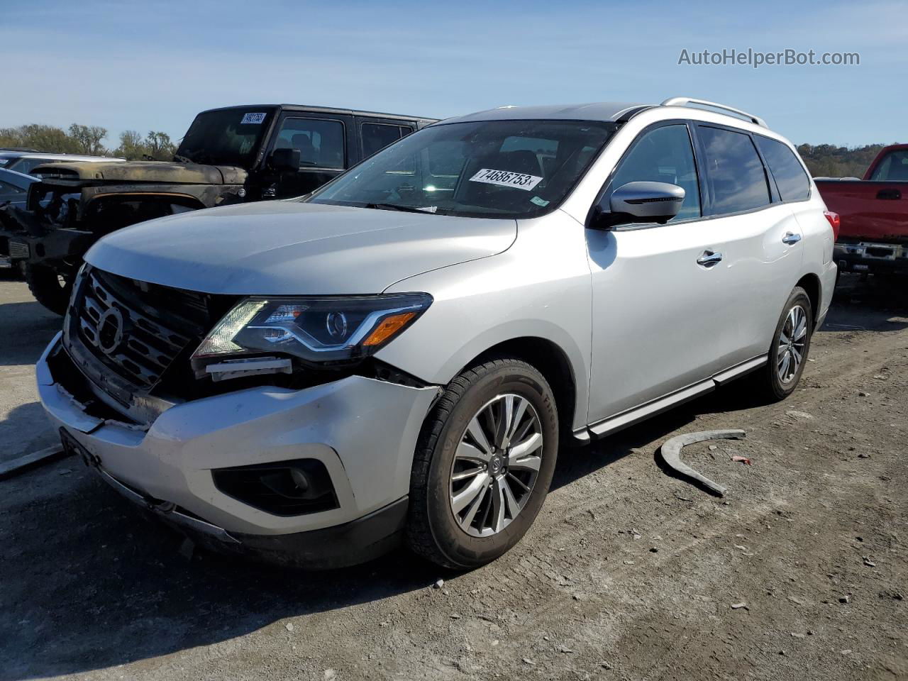 2020 Nissan Pathfinder Sl Silver vin: 5N1DR2CN3LC609124