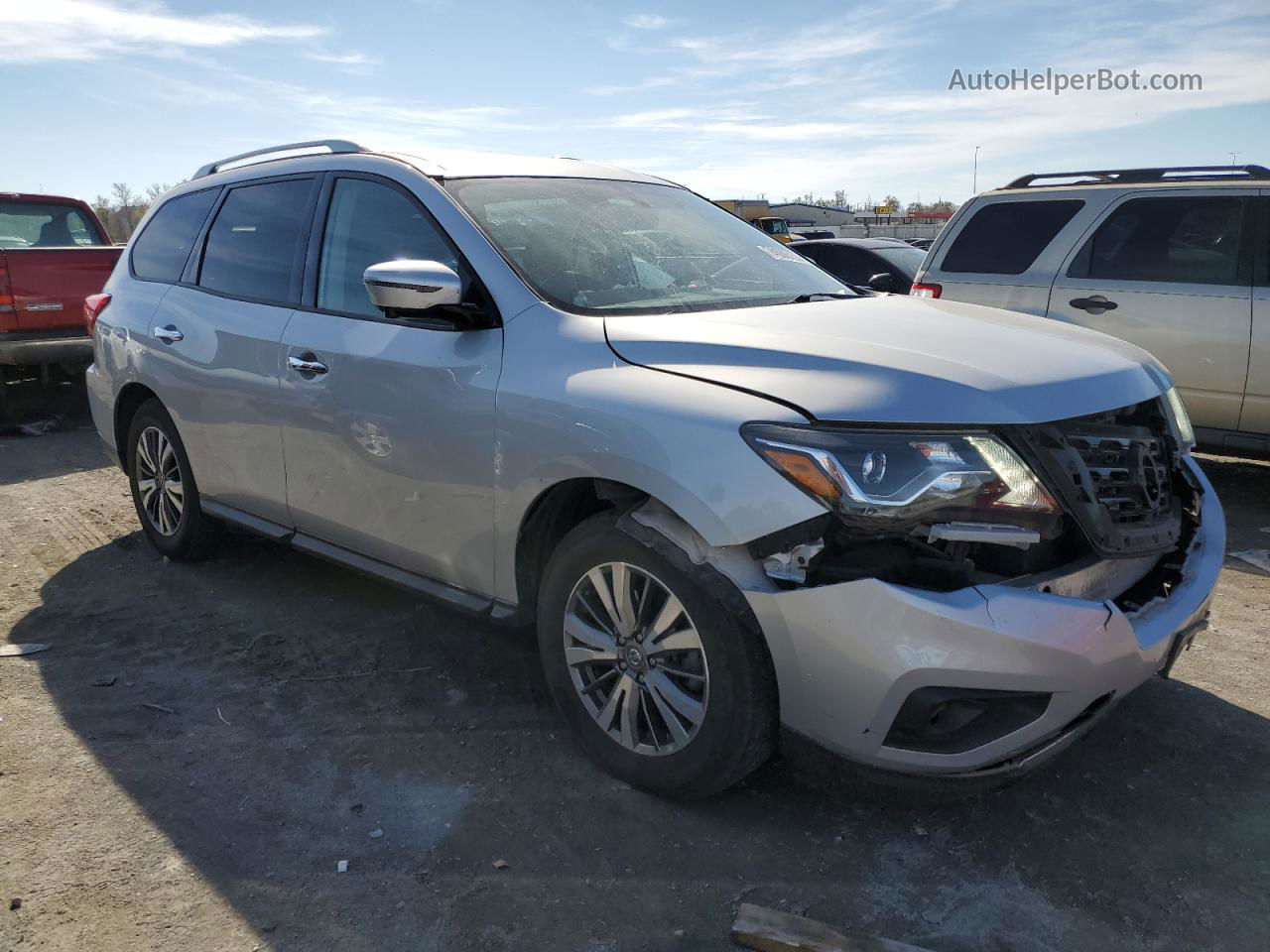 2020 Nissan Pathfinder Sl Silver vin: 5N1DR2CN3LC609124