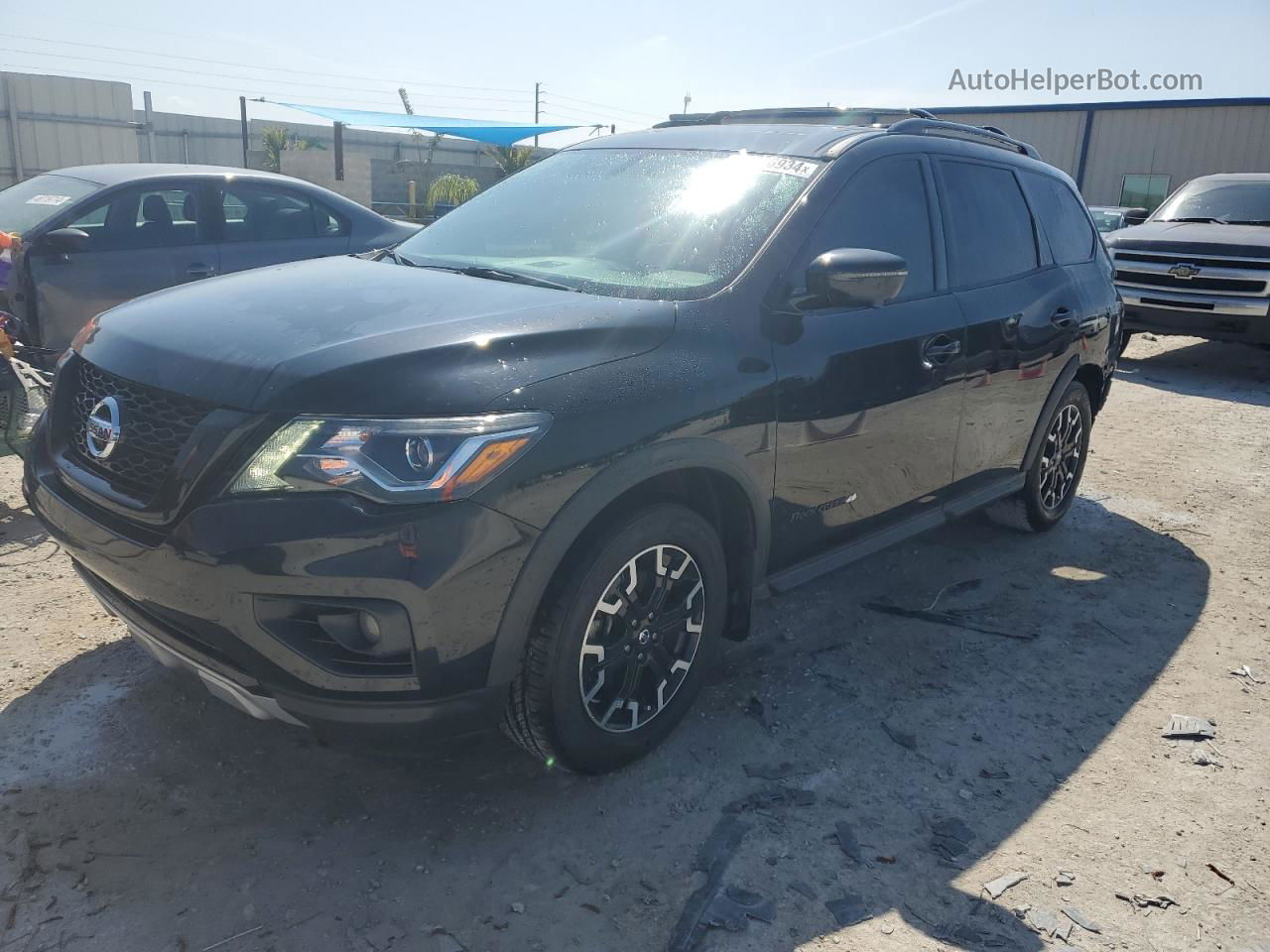 2020 Nissan Pathfinder Sl Черный vin: 5N1DR2CN5LC584890