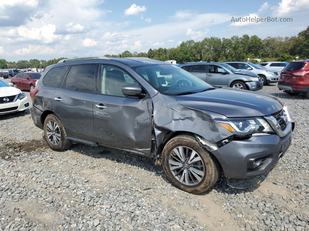 2020 Nissan Pathfinder Sl Gray vin: 5N1DR2CN6LC579441