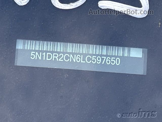 2020 Nissan Pathfinder Sl vin: 5N1DR2CN6LC597650