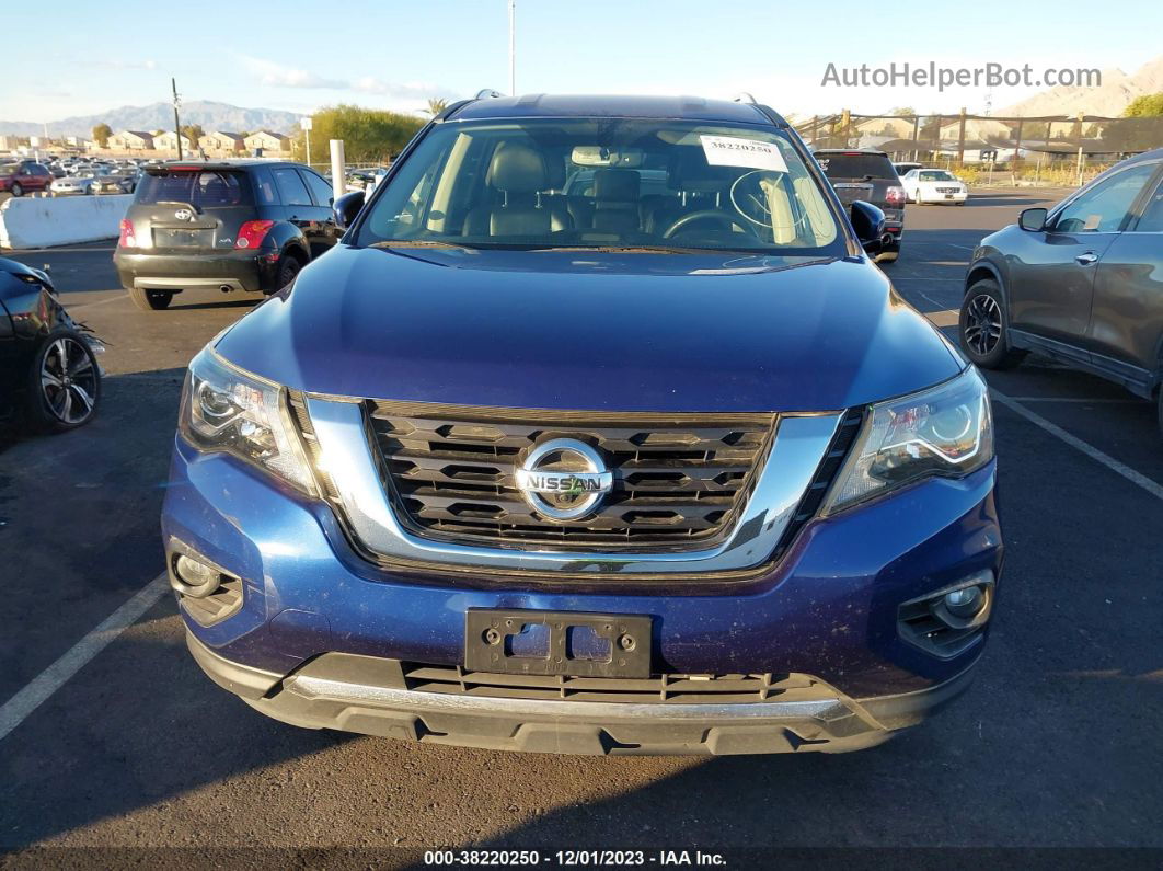 2020 Nissan Pathfinder Sl 2wd Синий vin: 5N1DR2CN7LC580694