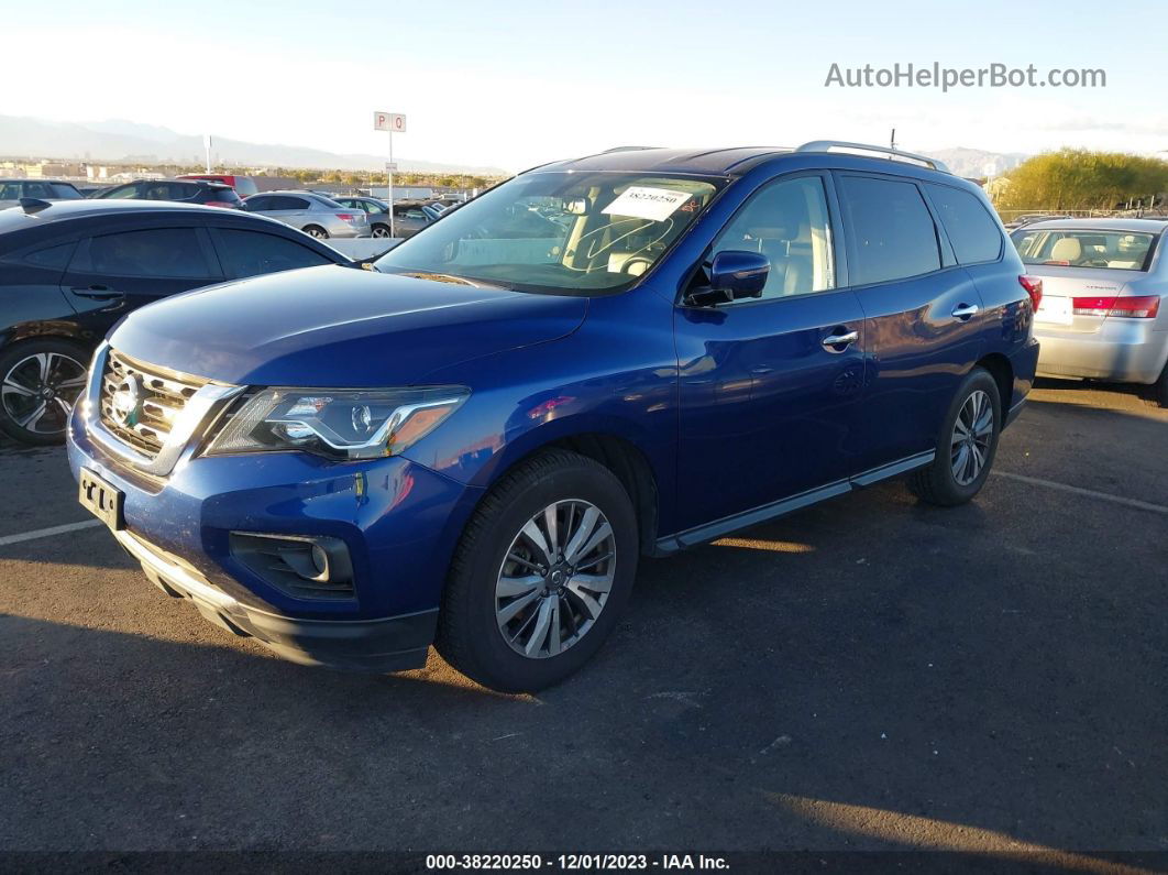 2020 Nissan Pathfinder Sl 2wd Blue vin: 5N1DR2CN7LC580694