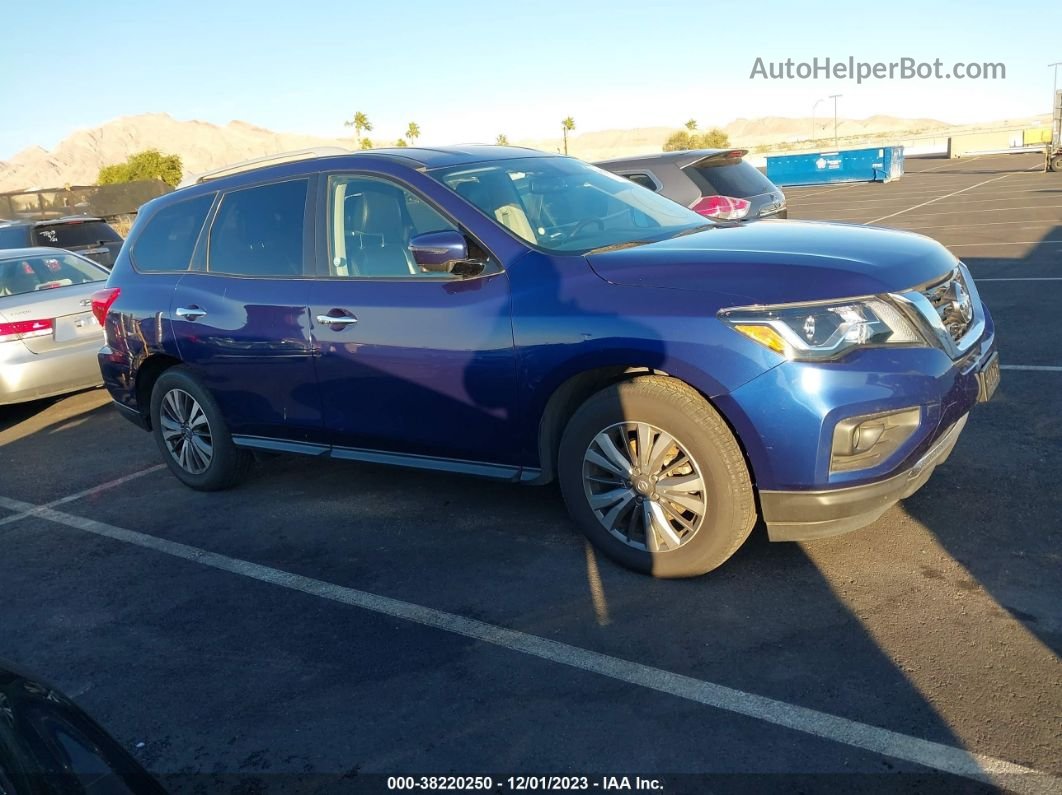 2020 Nissan Pathfinder Sl 2wd Blue vin: 5N1DR2CN7LC580694