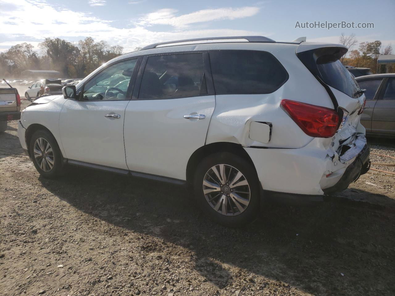 2020 Nissan Pathfinder Sl White vin: 5N1DR2CN8LC588495