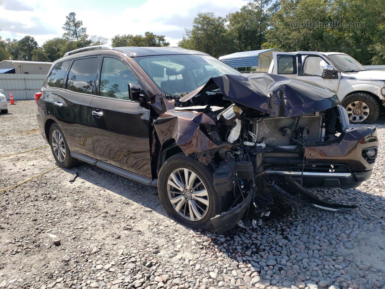 2020 Nissan Pathfinder Sl Maroon vin: 5N1DR2CN8LC609152