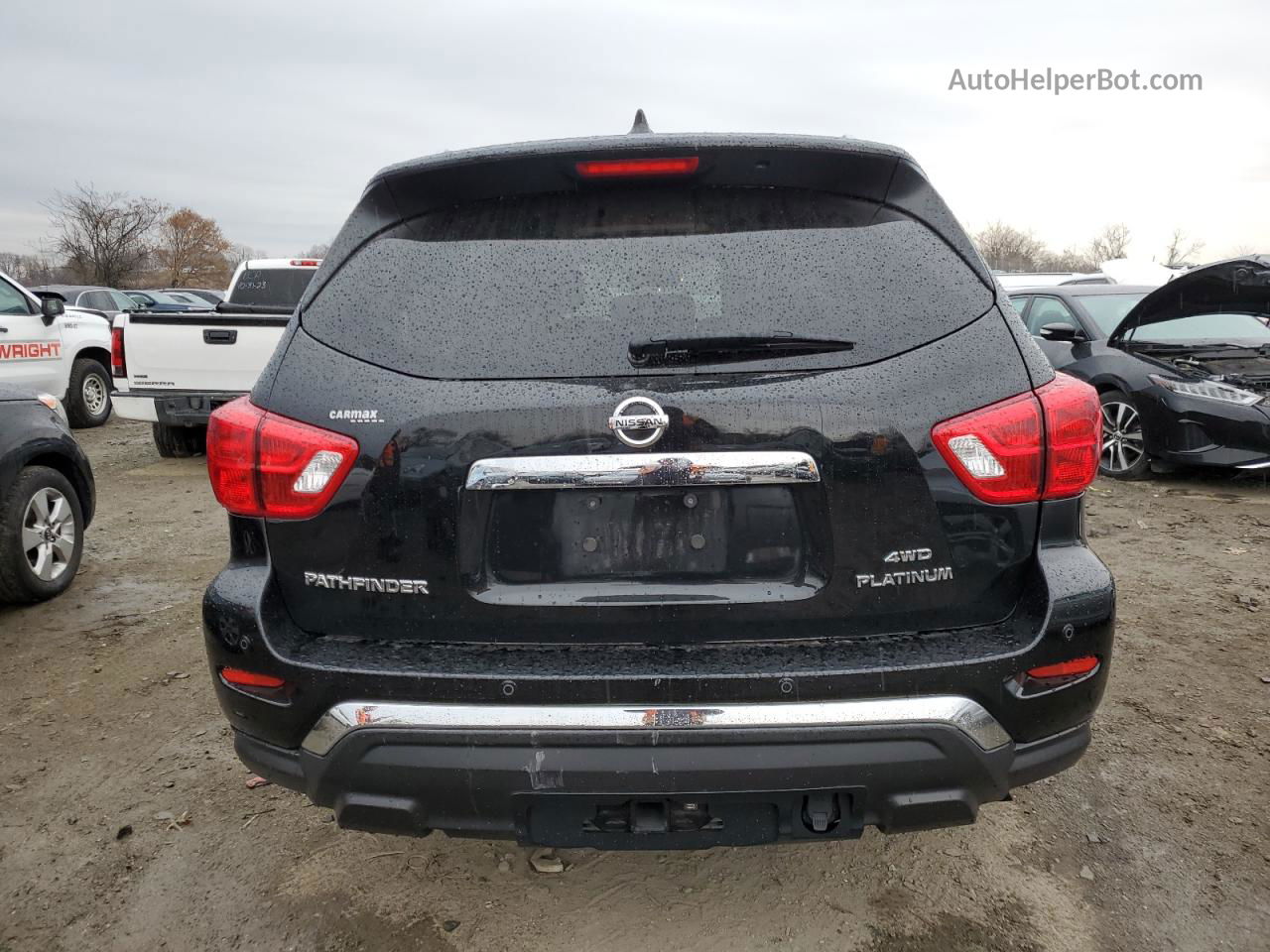 2020 Nissan Pathfinder Platinum Черный vin: 5N1DR2DM0LC586522