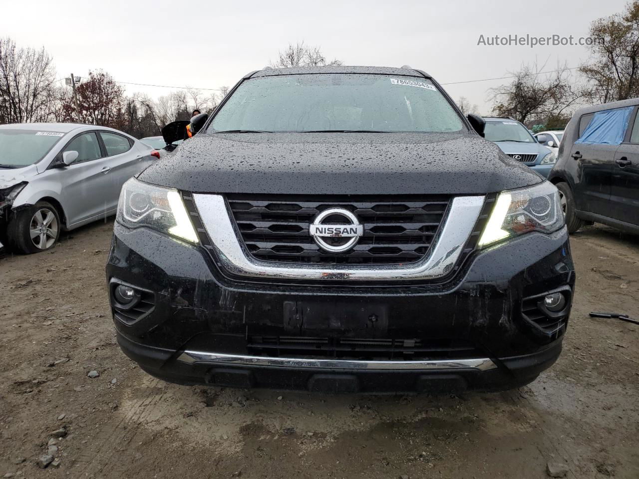 2020 Nissan Pathfinder Platinum Черный vin: 5N1DR2DM0LC586522