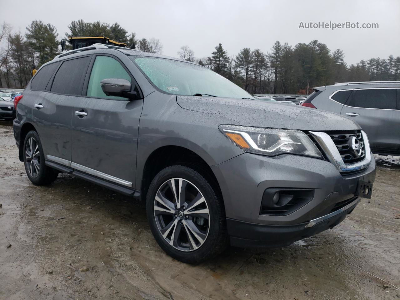 2020 Nissan Pathfinder Platinum Gray vin: 5N1DR2DM1LC576663