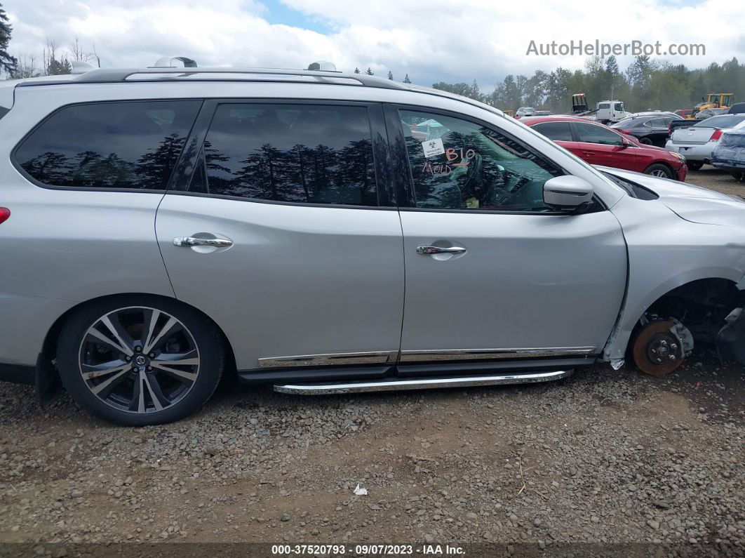 2020 Nissan Pathfinder Platinum Серебряный vin: 5N1DR2DM3LC576437