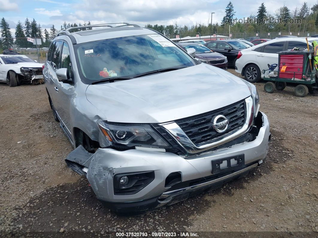 2020 Nissan Pathfinder Platinum Серебряный vin: 5N1DR2DM3LC576437