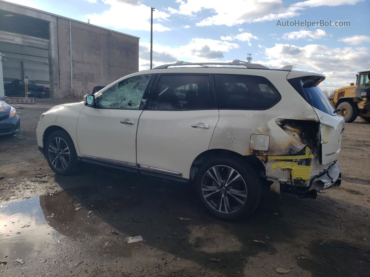 2020 Nissan Pathfinder Platinum White vin: 5N1DR2DM5LC631020