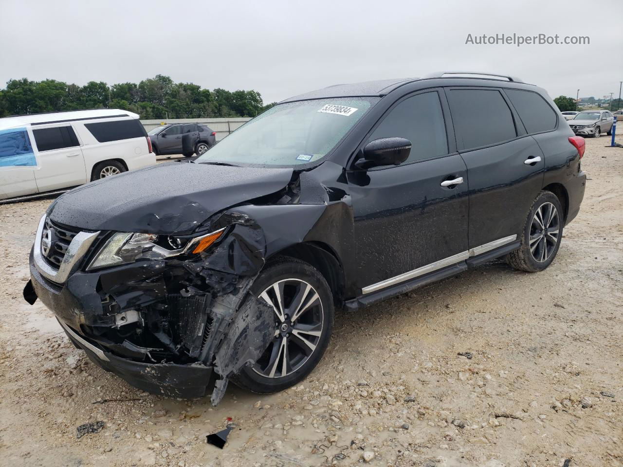 2020 Nissan Pathfinder Platinum Black vin: 5N1DR2DM6LC622102