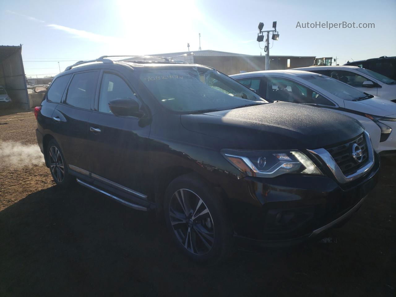 2020 Nissan Pathfinder Platinum Черный vin: 5N1DR2DM7LC607477