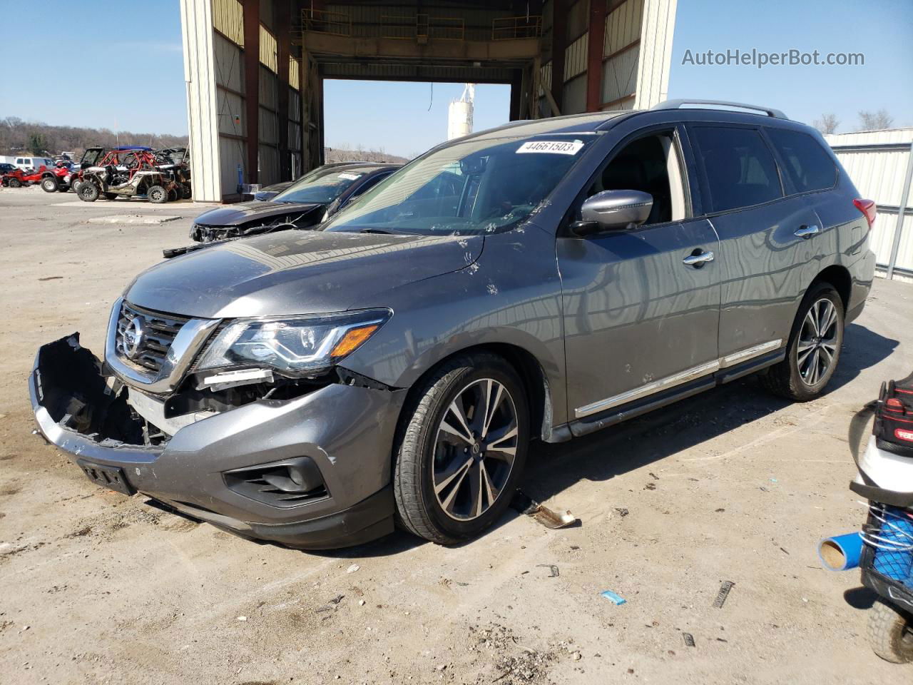 2020 Nissan Pathfinder Platinum Silver vin: 5N1DR2DN2LC591360