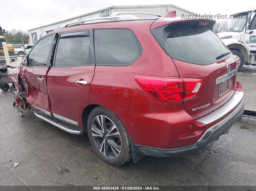 2020 Nissan Pathfinder Platinum 2wd Red vin: 5N1DR2DNXLC584060