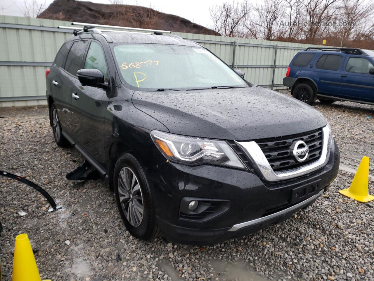 2017 Nissan Pathfinder S Black vin: 5N1DR2MM0HC668077