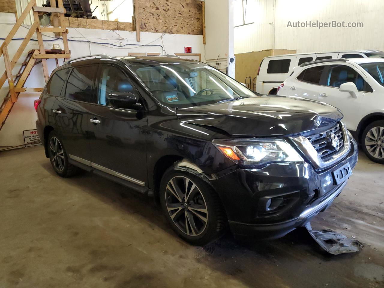 2017 Nissan Pathfinder S Black vin: 5N1DR2MM0HC908583