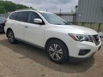 2017 Nissan Pathfinder S White vin: 5N1DR2MM1HC605277