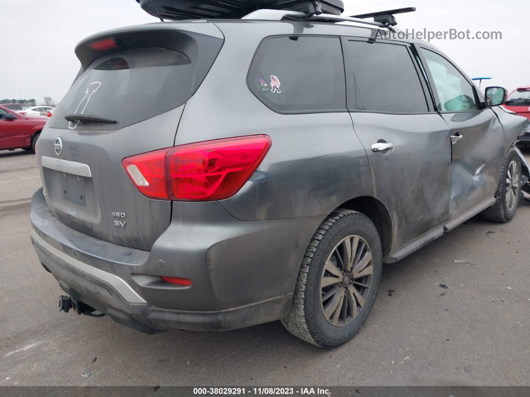 2017 Nissan Pathfinder Sv Gray vin: 5N1DR2MM1HC666564