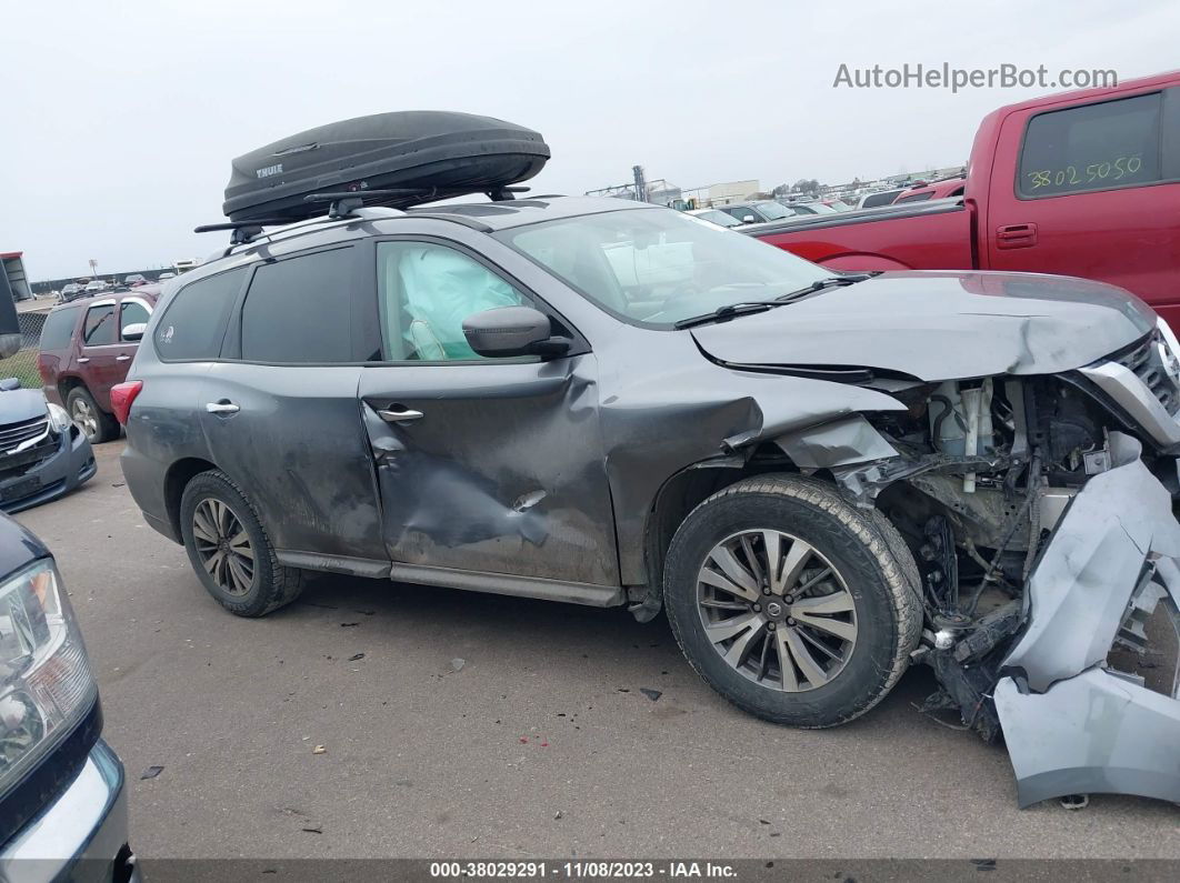 2017 Nissan Pathfinder Sv Gray vin: 5N1DR2MM1HC666564