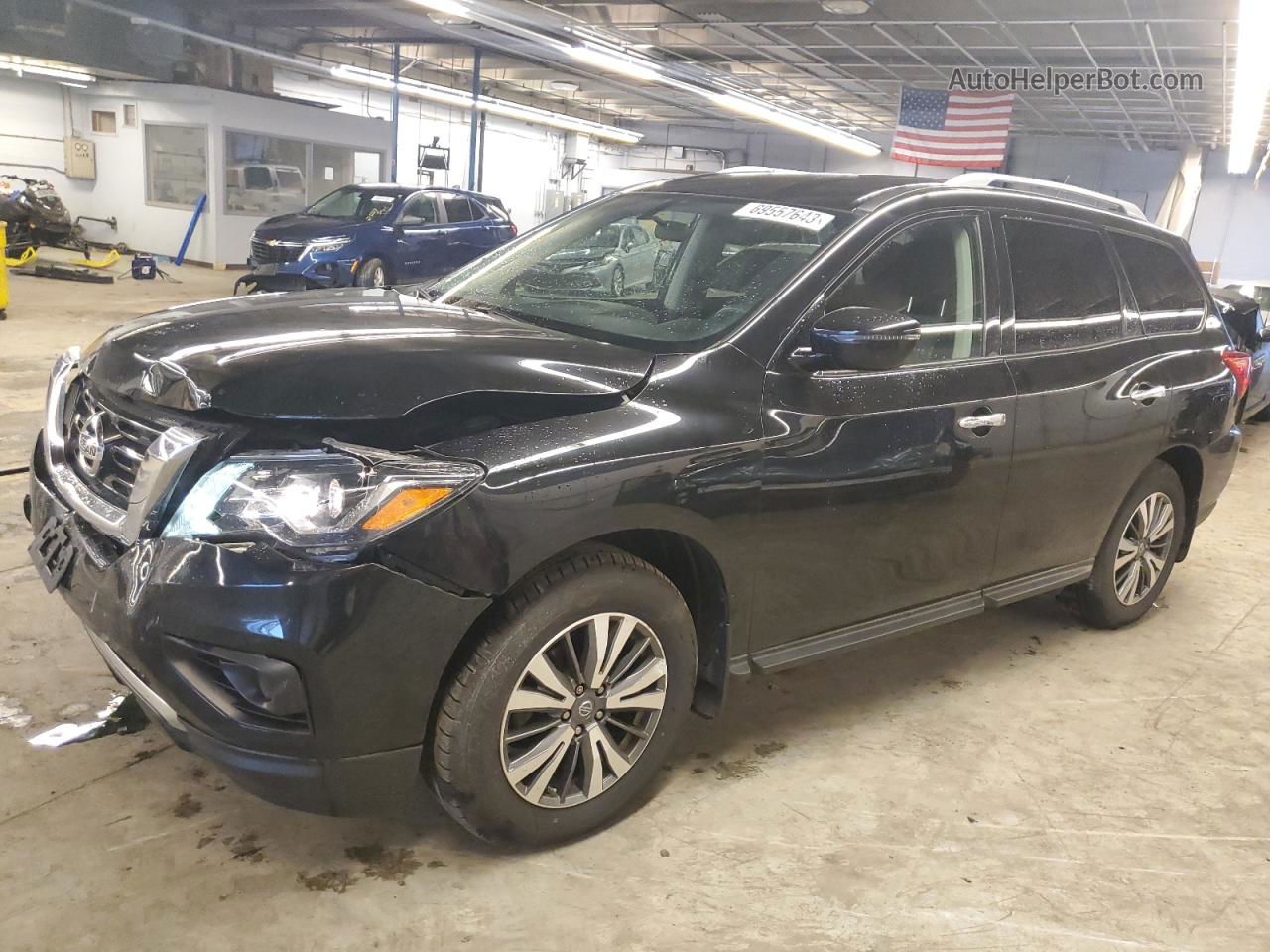 2017 Nissan Pathfinder S Black vin: 5N1DR2MM1HC679928