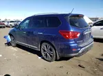 2017 Nissan Pathfinder S Синий vin: 5N1DR2MM2HC699279