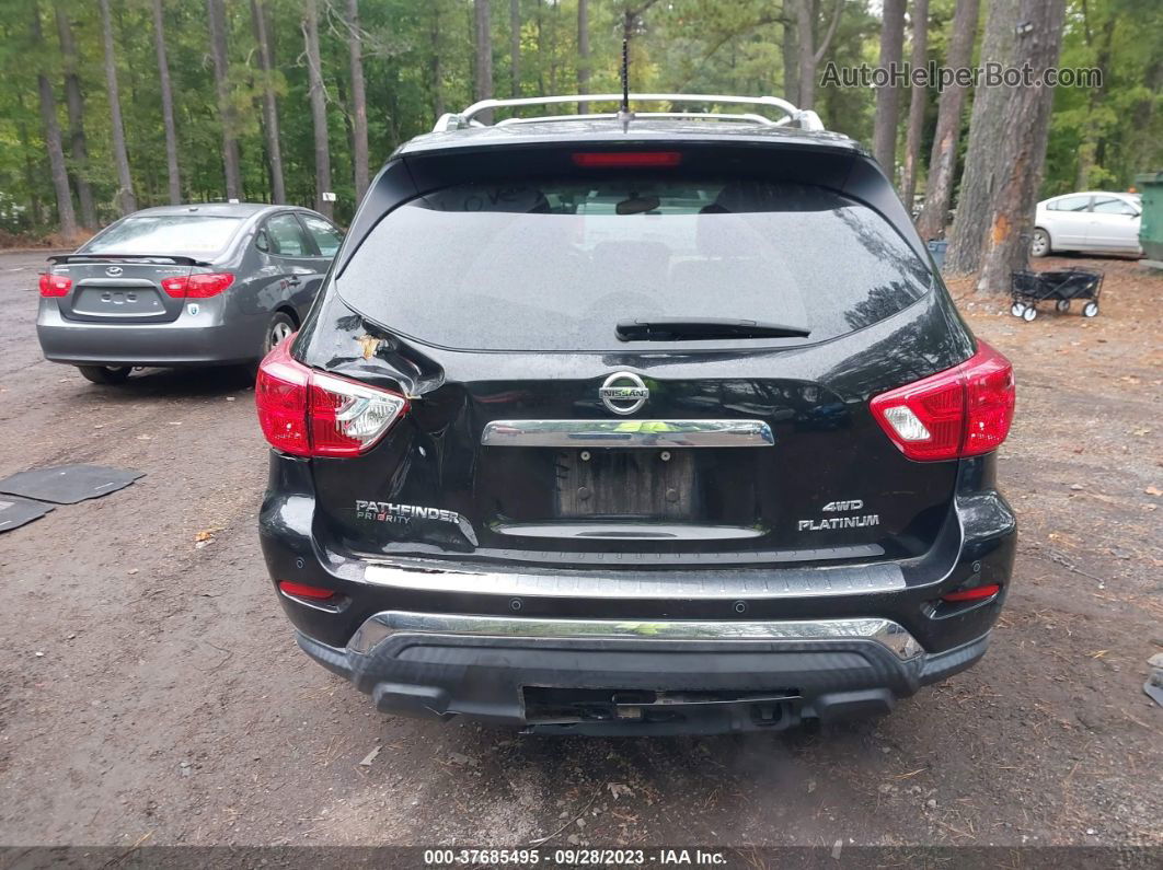 2017 Nissan Pathfinder Platinum Black vin: 5N1DR2MM3HC632576