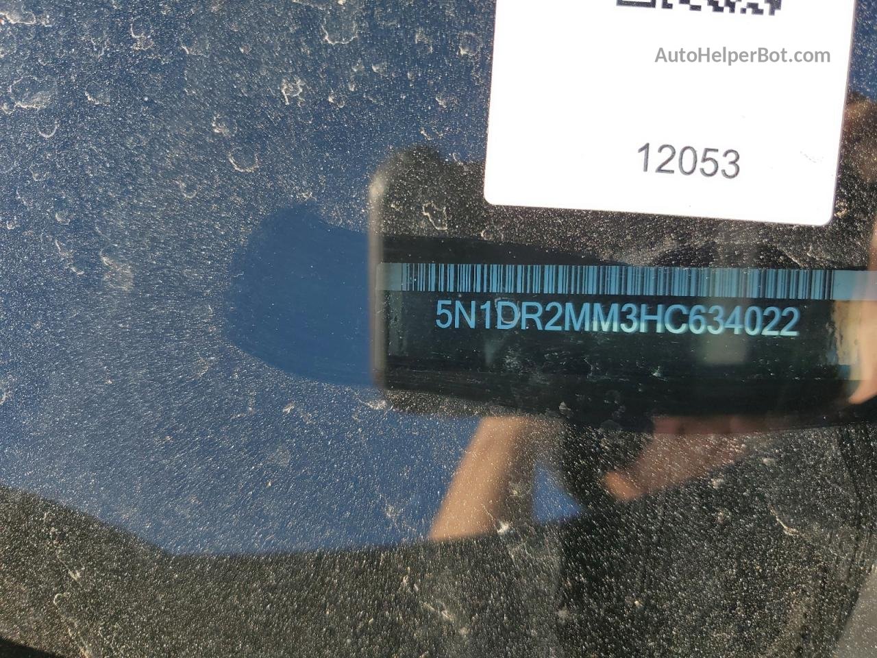 2017 Nissan Pathfinder S Blue vin: 5N1DR2MM3HC634022