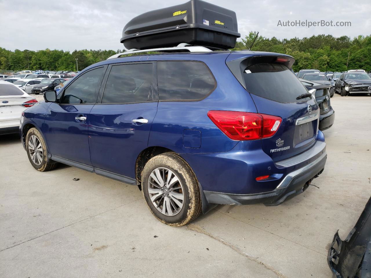 2017 Nissan Pathfinder S Blue vin: 5N1DR2MM4HC677168