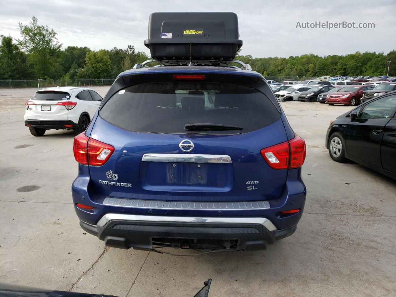 2017 Nissan Pathfinder S Blue vin: 5N1DR2MM4HC677168