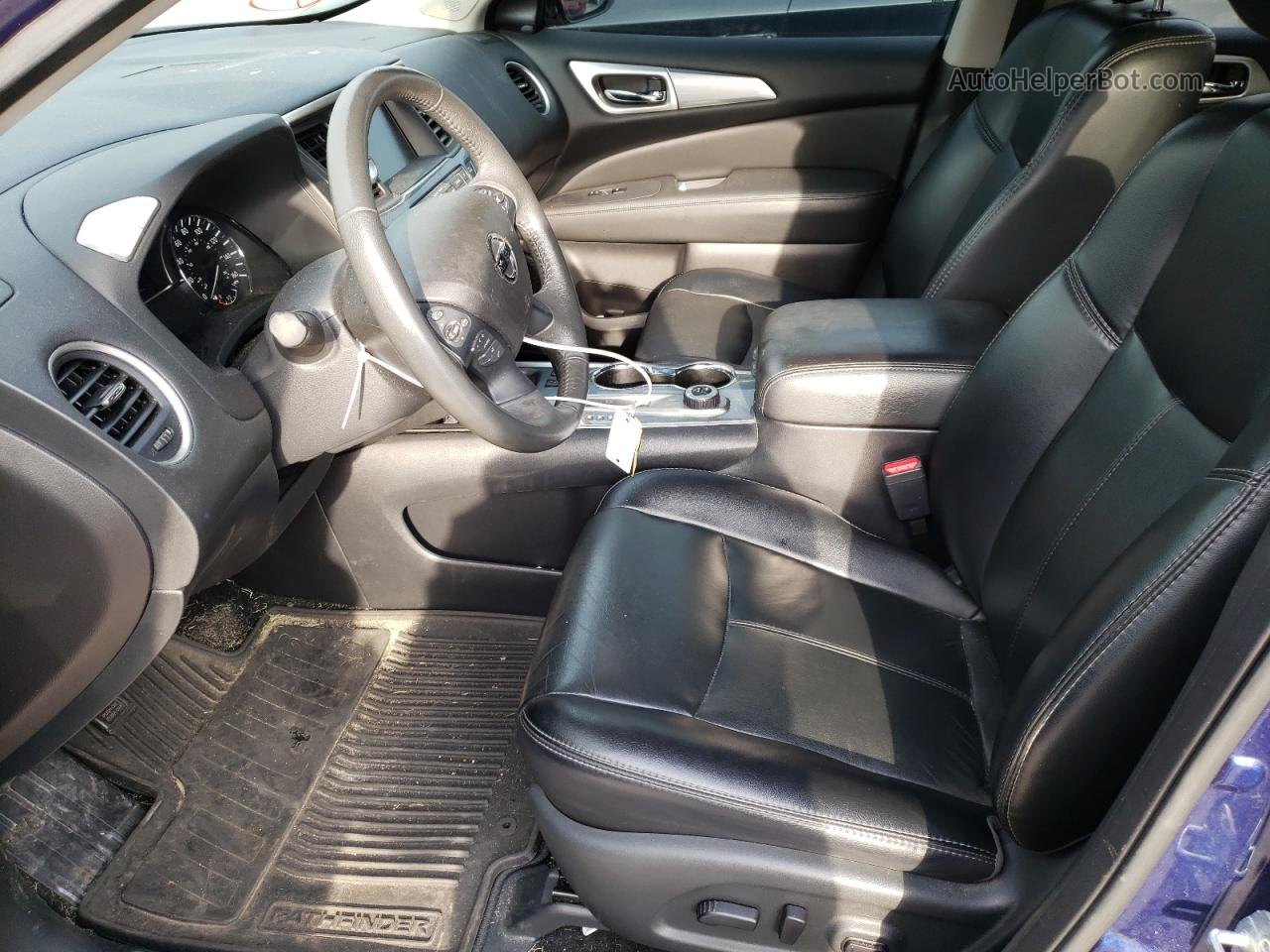 2017 Nissan Pathfinder S Синий vin: 5N1DR2MM4HC677168