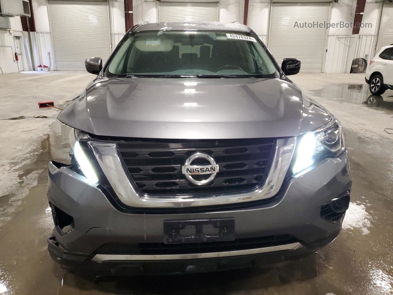 2017 Nissan Pathfinder S Silver vin: 5N1DR2MM4HC696383