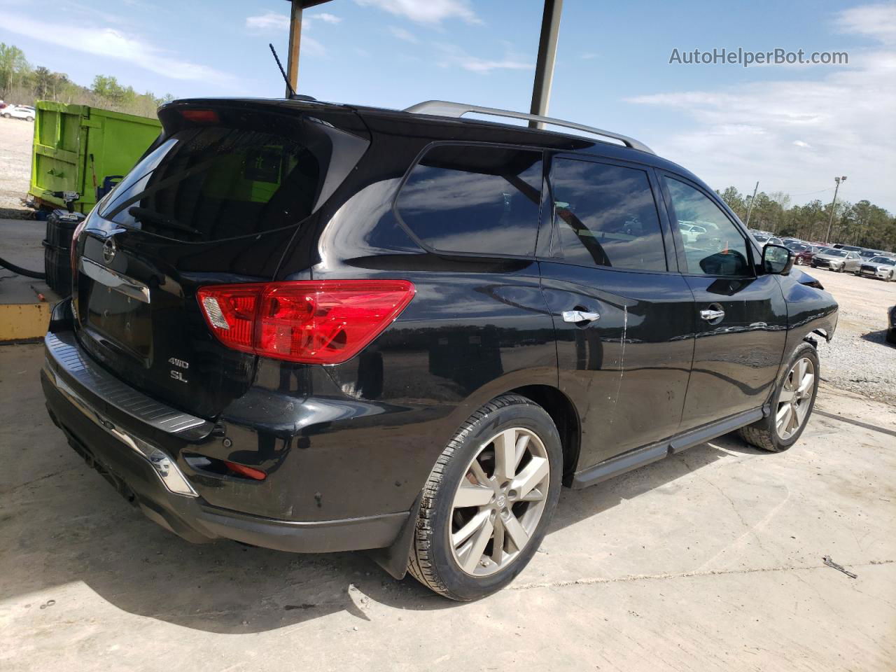 2017 Nissan Pathfinder S Black vin: 5N1DR2MM4HC904598