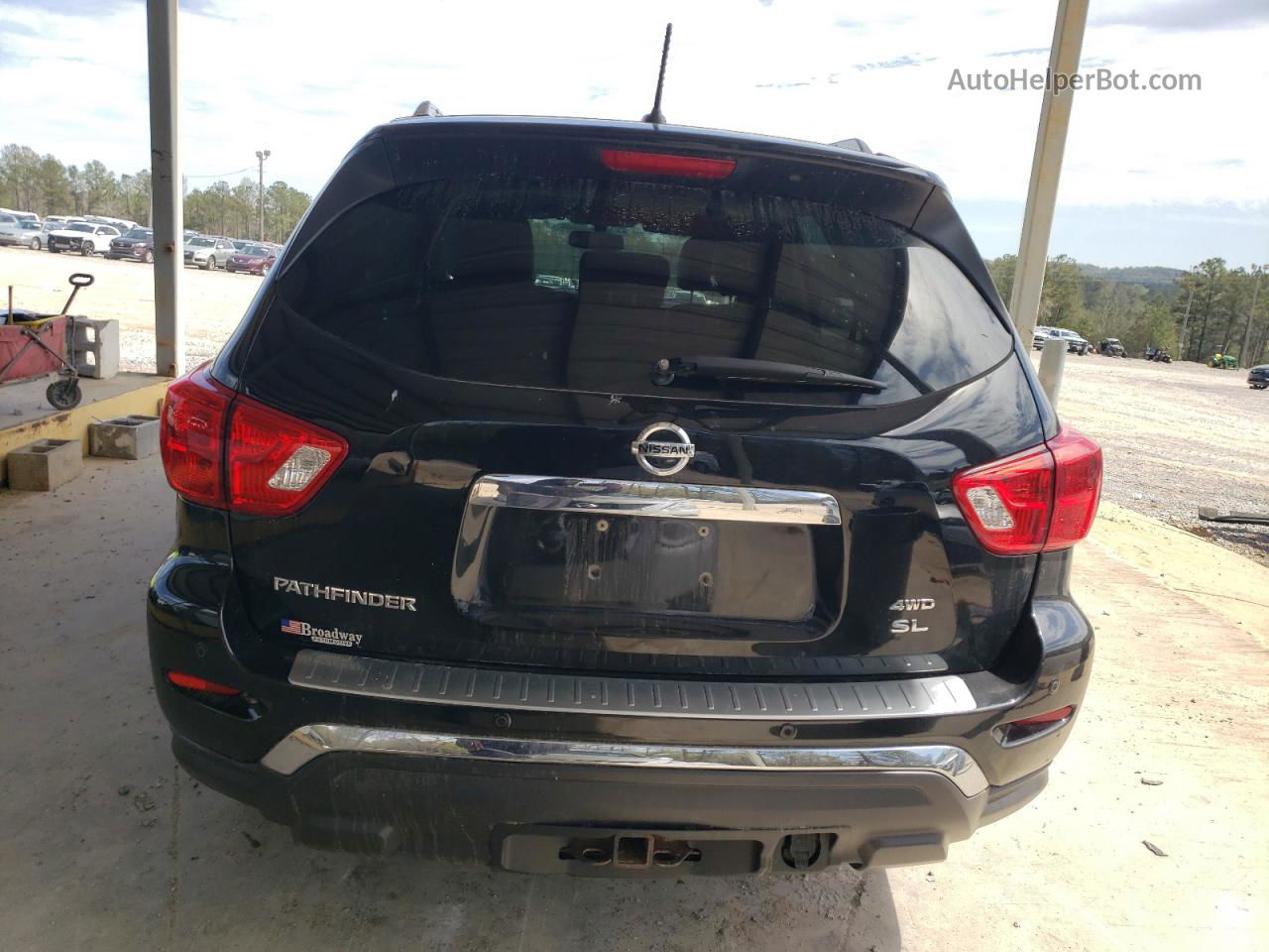 2017 Nissan Pathfinder S Black vin: 5N1DR2MM4HC904598