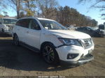 2017 Nissan Pathfinder Platinum White vin: 5N1DR2MM4HC908926