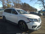 2017 Nissan Pathfinder Platinum White vin: 5N1DR2MM4HC908926