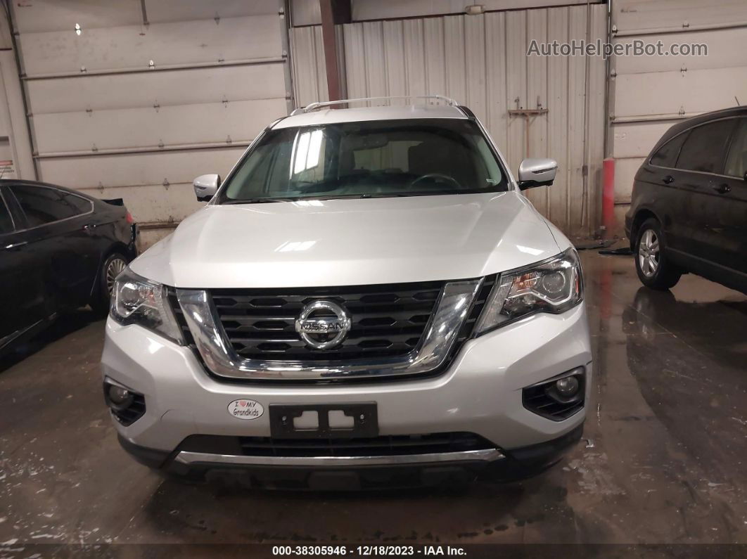 2017 Nissan Pathfinder Sl Silver vin: 5N1DR2MM4HC913916