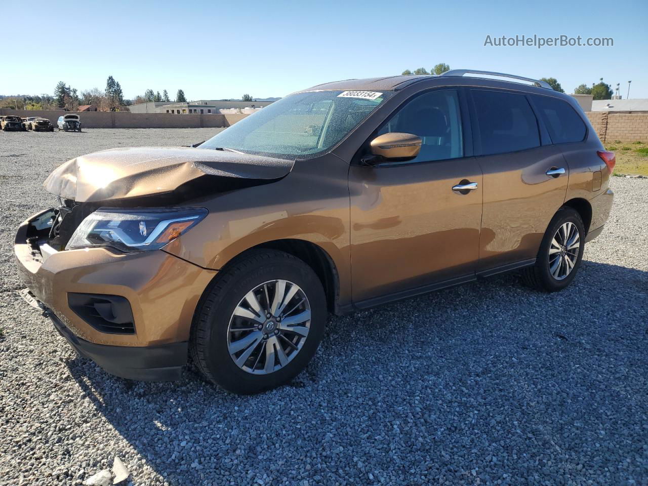 2017 Nissan Pathfinder S Gold vin: 5N1DR2MM6HC601161