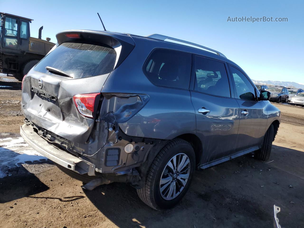 2017 Nissan Pathfinder S Gray vin: 5N1DR2MM6HC613696