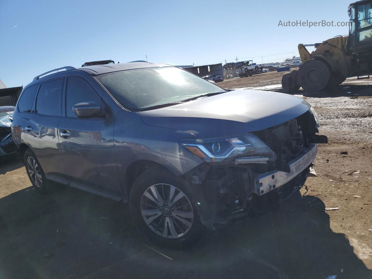 2017 Nissan Pathfinder S Gray vin: 5N1DR2MM6HC613696