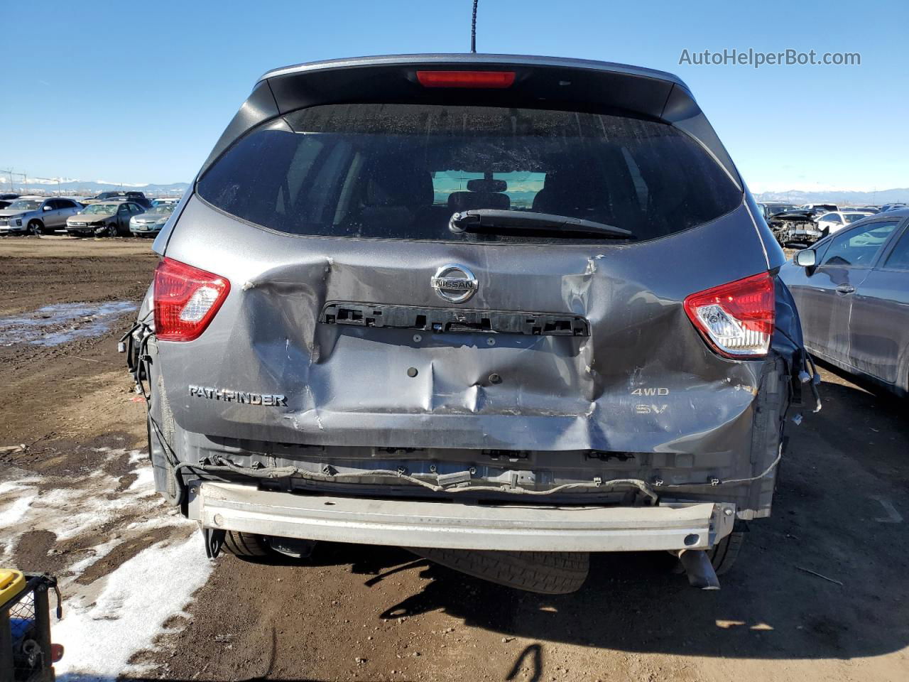 2017 Nissan Pathfinder S Gray vin: 5N1DR2MM6HC613696