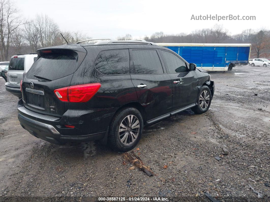 2017 Nissan Pathfinder Sl Black vin: 5N1DR2MM6HC647766