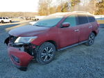 2017 Nissan Pathfinder S Red vin: 5N1DR2MM6HC697129