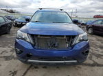 2017 Nissan Pathfinder S Синий vin: 5N1DR2MM7HC619006