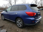 2017 Nissan Pathfinder S Синий vin: 5N1DR2MM7HC619782