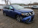 2017 Nissan Pathfinder S Синий vin: 5N1DR2MM7HC619782